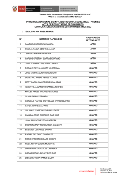 programa nacional de infraestructura educativa