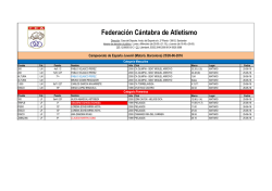 Cántabros - Federación Cántabra de Atletismo