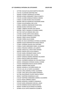 Lista Arquitectura GRUPO 008