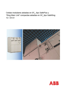 Abb Catalogo Celdas Modulares aisladas en SF6 24KV