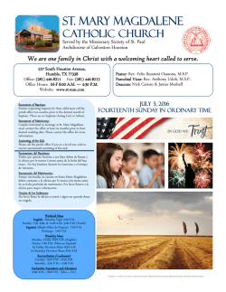 Humble - St. Mary Magdalene