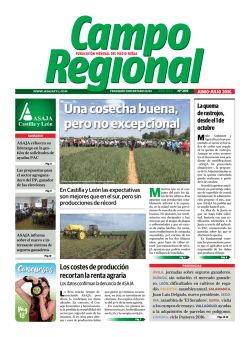 Una cosecha buena, pero no excepcional