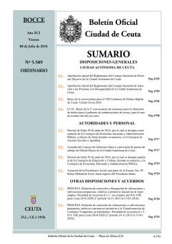 disposiciones generales autoridades y personal otras disposiciones