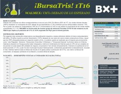 ¡BursaTris! 1T16 - Blog Grupo Financiero BX+
