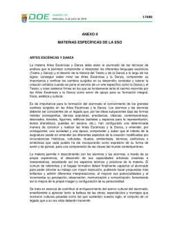 anexo ii materias específicas de la eso
