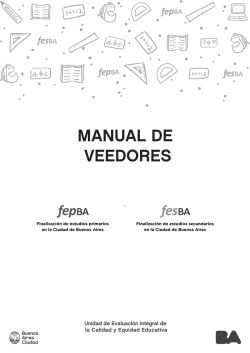 manual de veedores - Sistema de Gestión de Operativos