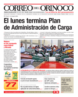 s - Correo del Orinoco