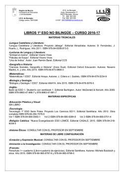 libros de texto 2016-17