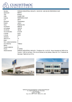 Nombre PARQUE INDUSTRIAL INCALPA