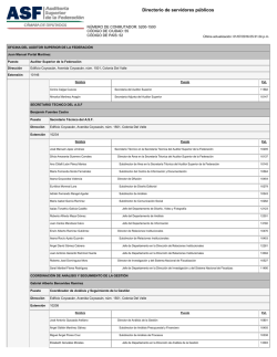 Directorio de servidores p&uacute;blicos - Auditor&iacute;a Superior de la Federaci&oacute;n
