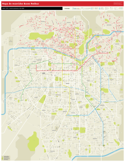 Mapa Buses Redbus en formato PDF