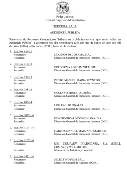 Rol - Poder Judicial de la República Dominicana