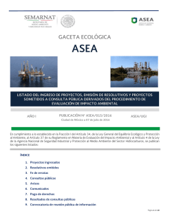 gaceta ecol&oacute;gica