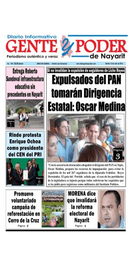 Expulsados del PAN tomarán Dirigencia Estatal