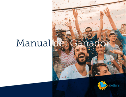 Manual del Ganador - California Lottery