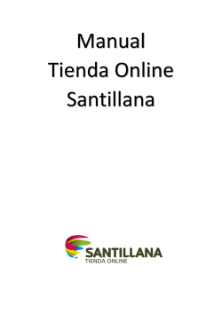 Manual Tienda Online Santillana