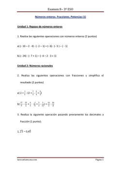 Examen 8– 3º ESO - yoquieroaprobar.es