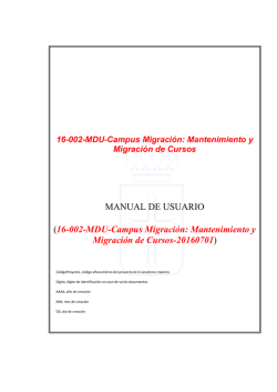 migración de cursos a la nueva plataforma Campus