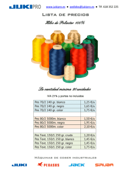 Lista de precios