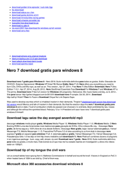 Nero 7 gratis para windows 8