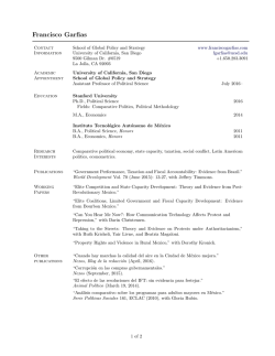 CV - Francisco Garfias