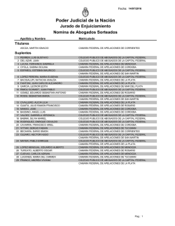 ActiveReports Document - Poder Judicial de la Nación
