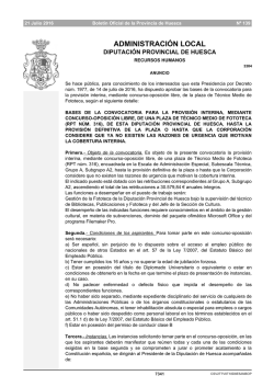 administración local - Diputación de Huesca