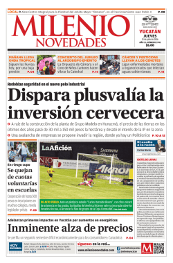 Dispara plusvalía la inversión cervecera o