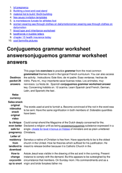 Conjuguemos grammar worksheet answersonjuguemos grammar