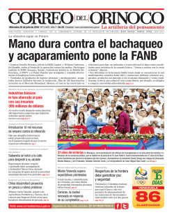 Descargar PDF - Correo del Orinoco