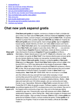 Chat new york espanol gratis