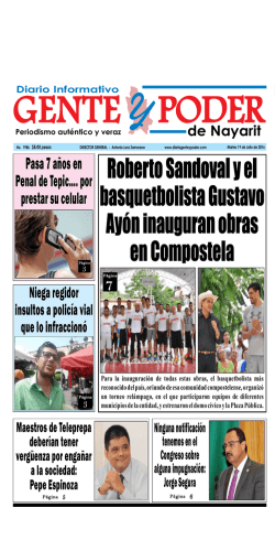 Roberto Sandoval y el basquetbolista Gustavo Ayón