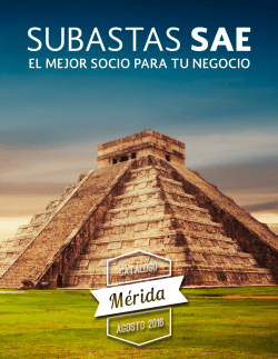 catálogo pdf - subastas sae a martillo