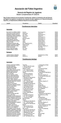 boletin jugadores 28-2016