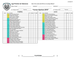 Descargar Cedulas Jornada 25