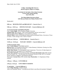 Cuba: Assessing the Reforms