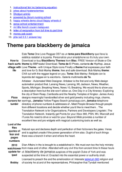 Theme para blackberry de jamaica