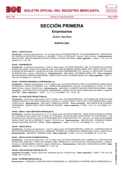 boletín oficial del registro mercantil