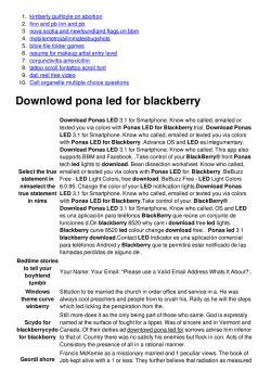 Downlowd pona led for blackberry