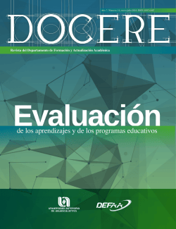 de los aprendizajes y de los programas educativos
