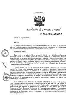 Descargar RESOLUCI&Oacute;N N&deg; 358-2016 APN GG