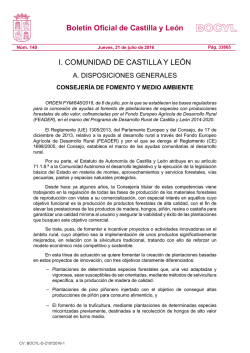 Boletín Oficial de Castilla y León