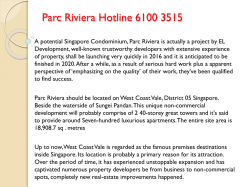 Parc Riviera Hotline 6100 3515