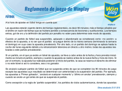 Reglamento de juego de Winplay