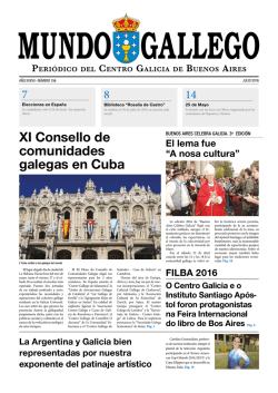 XI Consello de comunidades galegas en Cuba