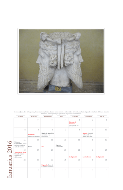 Calendario Timeria 2016