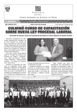 culmin&oacute; curso de capacitaci&oacute;n sobre nueva ley