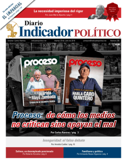Proceso: de cómo los medios no critican sino apoyan el mal