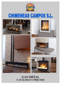 gas ortal - Chimeneas Campos. fabrica