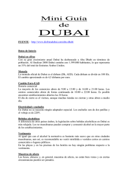 Guía de Dubai